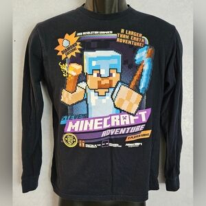 MOJANG Boys Jinx Minecraft Adventure Long Sleeve Shirt L